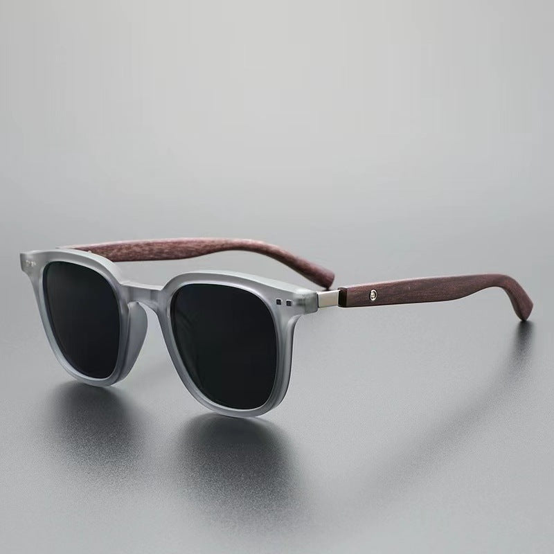 Frosted Grey Square Sunglass
