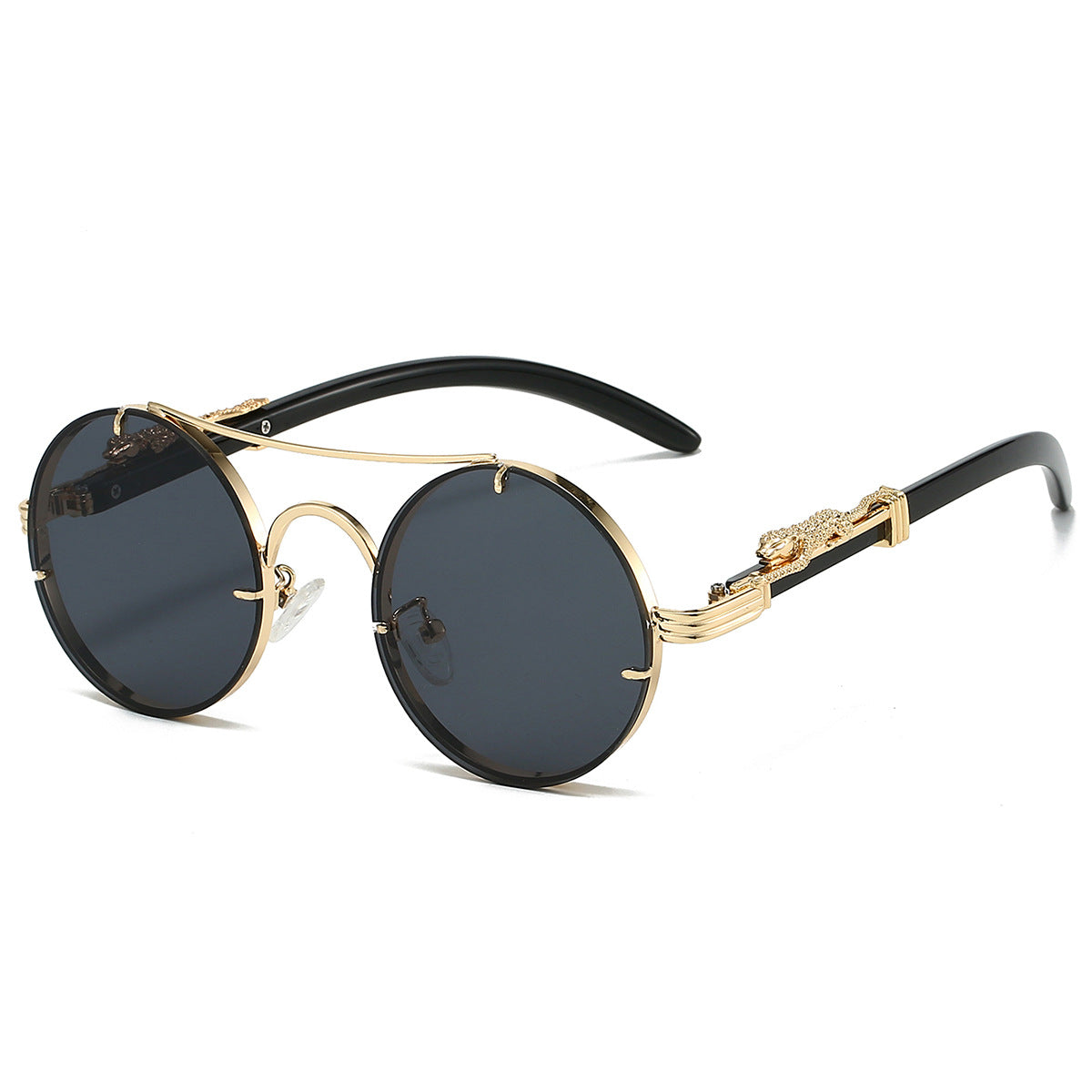 Orbit Flare - Gold & Black-Grey angled view