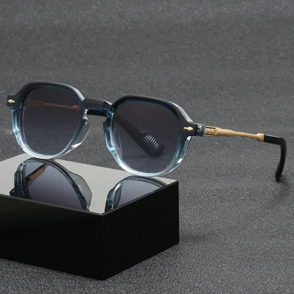 Vintage Bridge Square Gradient Sunglasses