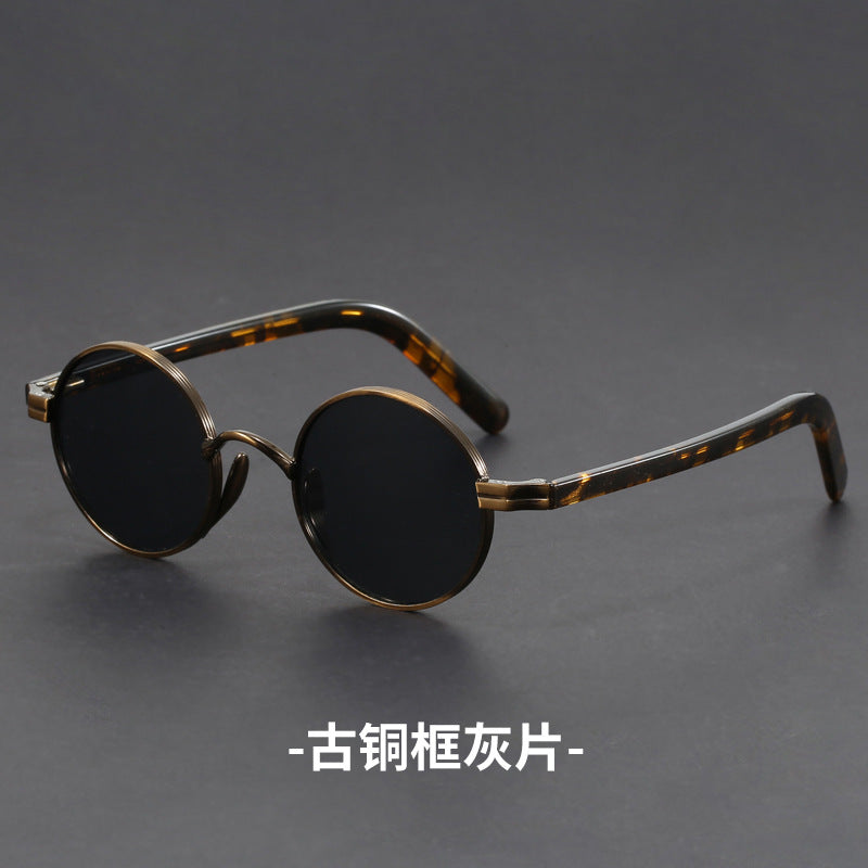 Metal Frame Crystal Glasses