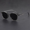 Retro Round Sunglasses with Tortoise Shell